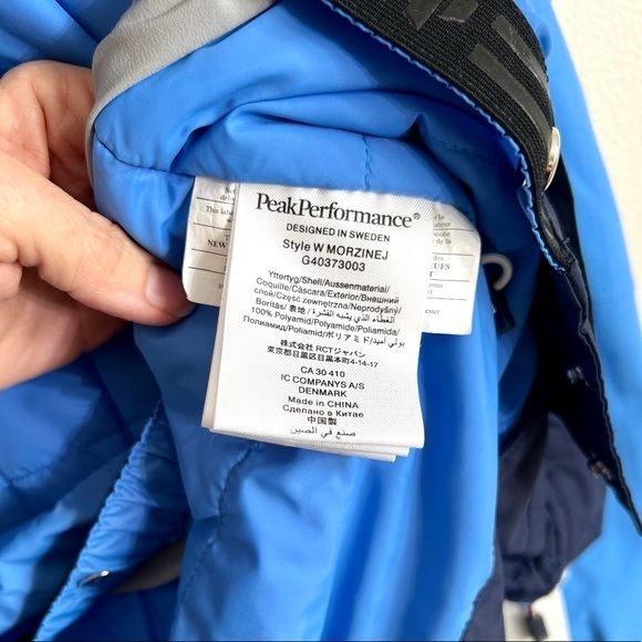 PEAK PERFORMANCE MORZINEJ GORE-TEX Performance Shell Ski Jacket Women Size M - Picture 13 of 16